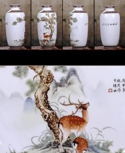 Vase Chinois Porcelaine Blanche 9 Vase Chinois Porcelaine Blanche -Univers Chinois vase chinois porcelaine blanche 33537830420642