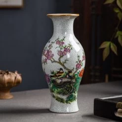 Vase Chinois Tampon Rouge