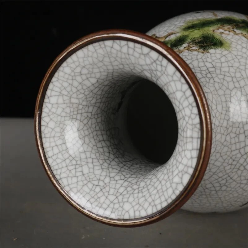 Vase Faïence Chinois 5 Vase Faïence Chinois – Image 3