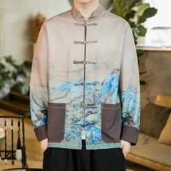 Veste Chinoise À Motif -Univers Chinois veste chinoise a motif 33791821480098