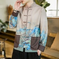 Veste Chinoise À Motif -Univers Chinois veste chinoise a motif 33791821742242