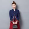 Veste Chinoise Bleue Femme 1 Veste Chinoise Bleue Femme -Univers Chinois veste chinoise bleue femme 33759556468898