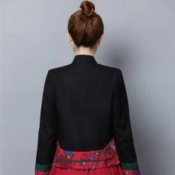 Veste Chinoise Bleue Femme 13 Veste Chinoise Bleue Femme -Univers Chinois veste chinoise bleue femme 33759557025954