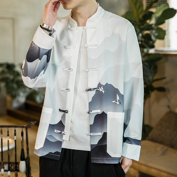 Veste Chinoise Col Mao 4 Veste Chinoise Col Mao – Image 2