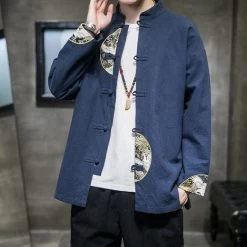 Veste Chinoise Col Mao Homme 12 Veste Chinoise Col Mao Homme -Univers Chinois veste chinoise col mao homme 33786580336802