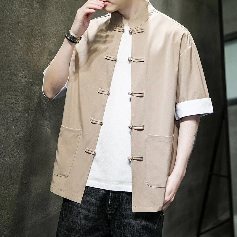 Veste Chinoise Coton 6 Veste Chinoise Coton – Image 4