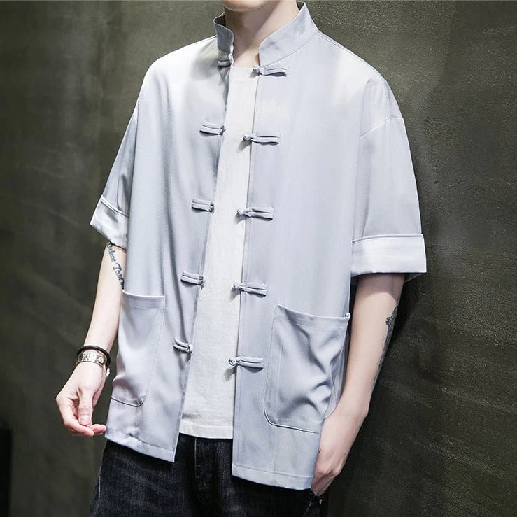 Veste Chinoise Coton 4 Veste Chinoise Coton – Image 2