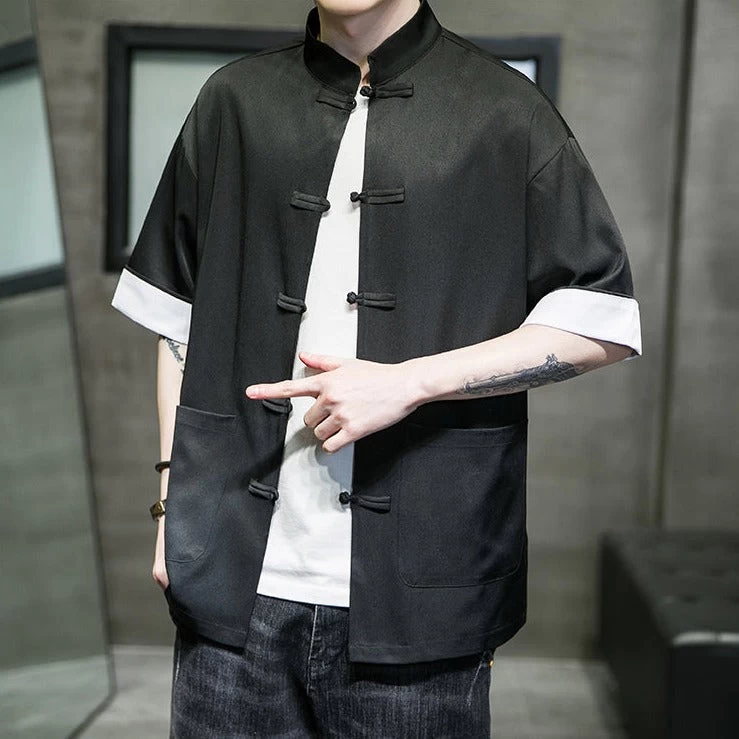 Veste Chinoise Coton 11 Veste Chinoise Coton – Image 9