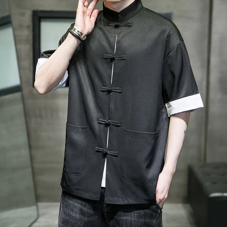 Veste Chinoise Coton 8 Veste Chinoise Coton – Image 6