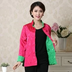 Veste Chinoise Femme Soie -Univers Chinois veste chinoise femme soie 33760322683042