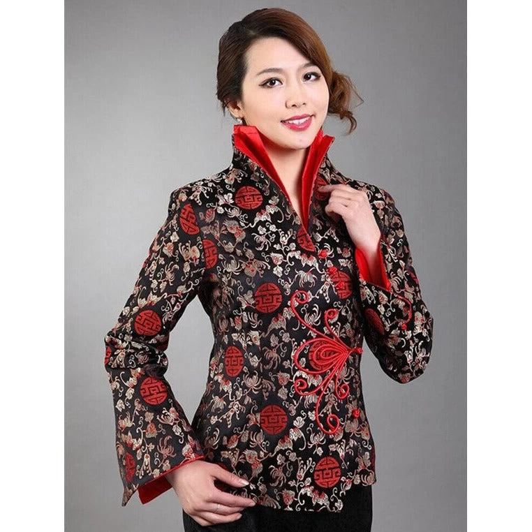 Veste Chinoise Femme Velours 4 Veste Chinoise Femme Velours – Image 2