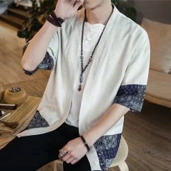 Veste Chinoise Lin Homme -Univers Chinois veste chinoise lin homme 33787012251810