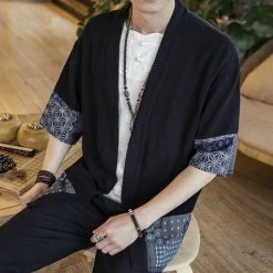 Veste Chinoise Lin Homme -Univers Chinois veste chinoise lin homme 33787012972706