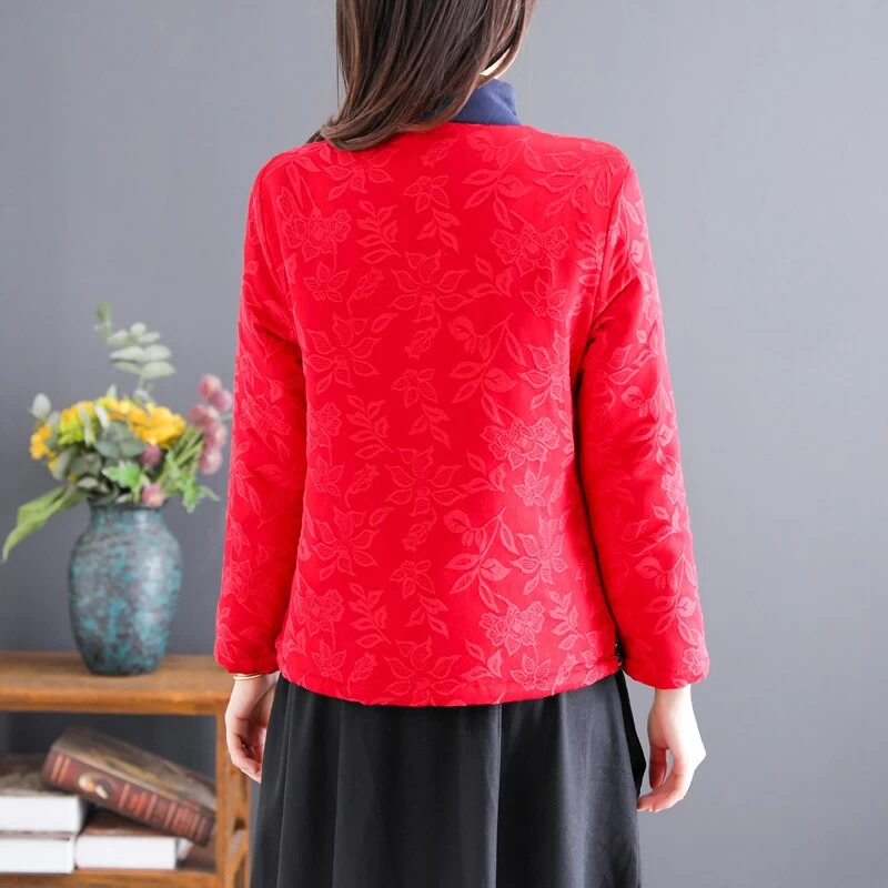 Veste Chinoise Noire Femme 10 Veste Chinoise Noire Femme – Image 8