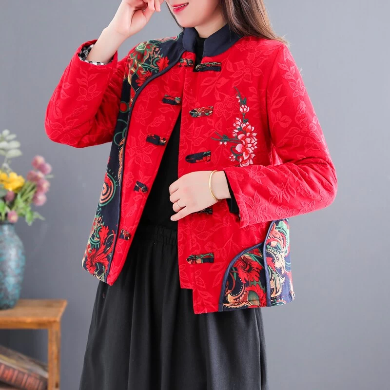 Veste Chinoise Noire Femme 11 Veste Chinoise Noire Femme – Image 9