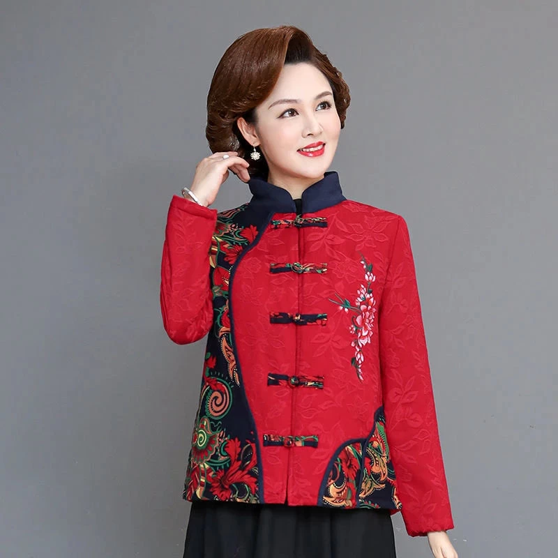 Veste Chinoise Noire Femme 4 Veste Chinoise Noire Femme – Image 2