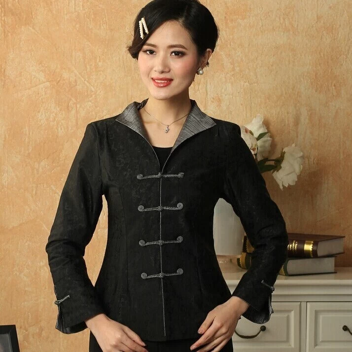 Veste Traditionnelle Chinoise Femme 4 Veste Traditionnelle Chinoise Femme – Image 2